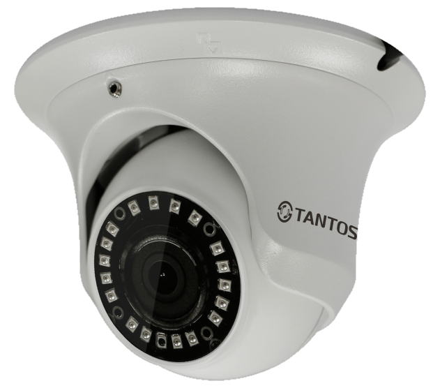 IP камера Tantos TSi-Ee20FP уличная антивандальная 2 МП, 3.6 мм, 0.05 Лк, ИК-20 м, 25 кадр/с, PoE/12V