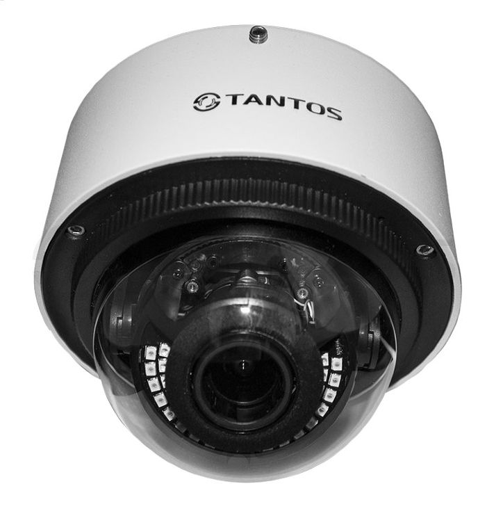 IP камера Tantos TSi-Vn425VPZ антивандальная купольная 2,8-12 мм, 4Мп, 1/3", 0,01Лк, ИК-30м