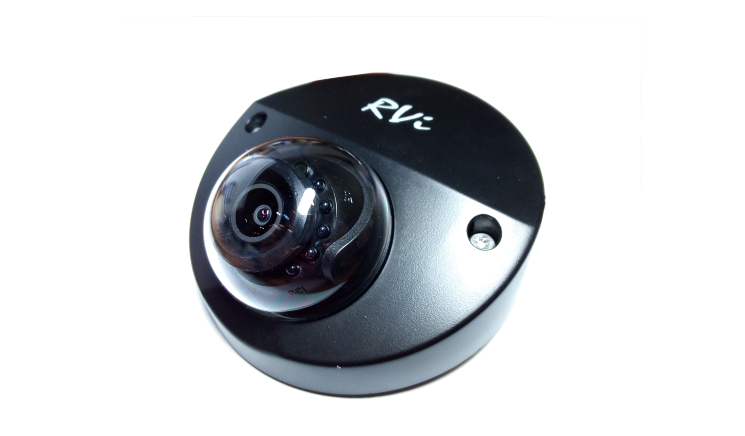 IP камера RVi-IPC32MS-IR V.2 (black) купольная 2.8 мм, 1/3", 25 к/с, 0 Лк, ИК-20 м, Micro SD