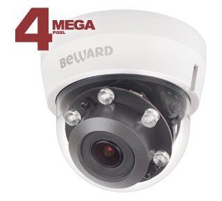 IP камера Beward BD4680DRV купольная с микрофоном 4 МП, 1/3'', 3,0-9,0 мм, ИК-40м, 60 к/с, день/ночь