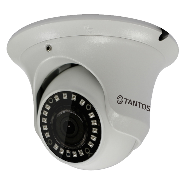 IP камера Tantos TSi-Ee40FP антивандальная уличная 3,6мм, 4Мп, 1/3", 25 к/с, 0,01Лк, ИК-25м