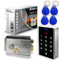 Комплект СКУД  KIT-3D01EM-WP-W-SS распознавание лиц, RFID, WIFI
