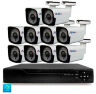 Комплект видеонаблюдения AHD 2Мп KIT-С210HD 10 камер для улицы, ночная съемка, датчик движения