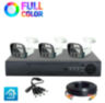Комплект видеонаблюдения AHD 8Мп Ps-Link KIT-C803HDC / 3 камеры / Fullcolor