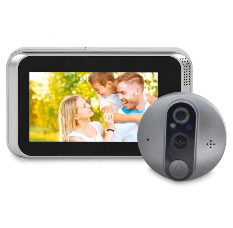 Видеоглазок для входной двери WIFI PDV-20 Black