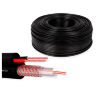 Кабель КВК KVK-CCA-2035-80 RG-59 + 2 x 0.35 кв.мм. 80м.