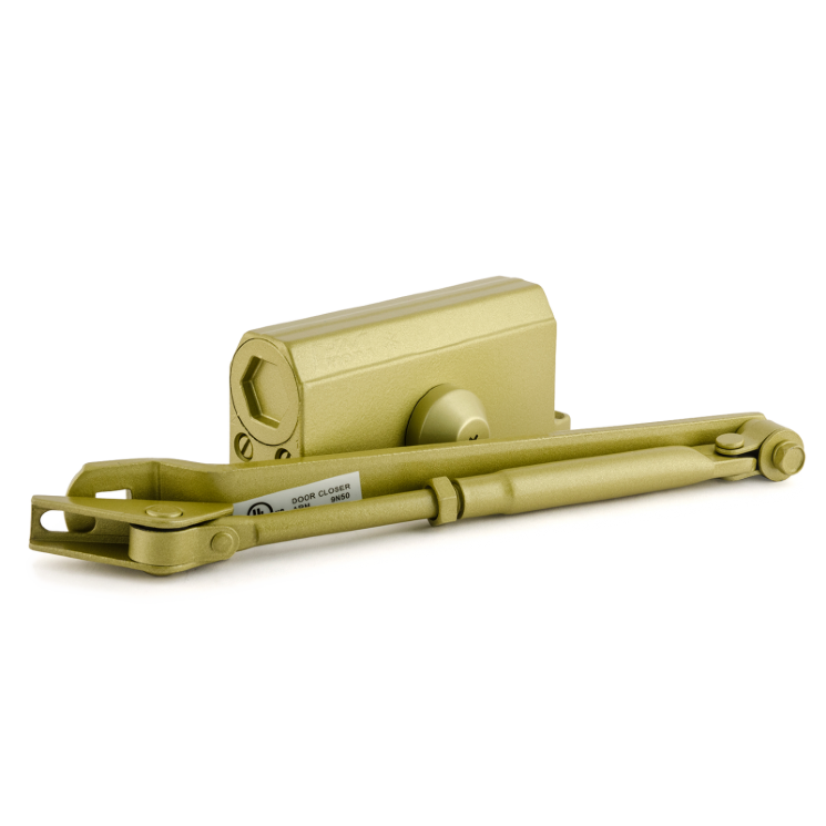Доводчик дверной Нора-М 5S (золото) до 160 кг морозостойкий