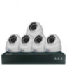 Комплект видеонаблюдения IP 5Мп KIT-A505IP-POE 5 камер с ночной съемкой для помещения, с датчиком движения, питание PoE