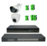 Комплект видеонаблюдения IP Ps-Link KIT-B2168IP-POE / 2Мп / 24 камеры / питание POE