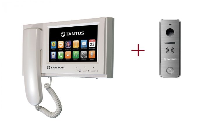 Видеодомофон Tantos Loki XL + ipanel 1 (белый)
