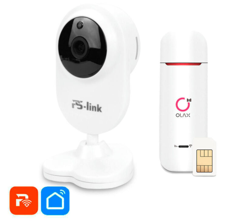 Комплект видеонаблюдения 4G Ps-Link KIT-TD201-4G / 2Мп / 1 камера