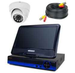 Готовый комплект AHD видеонаблюдения с 1 внутренней камерой 2 Мп и монитором для дома, офиса PST AHD-K9101AH