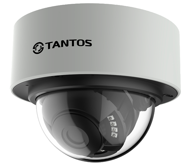 IP камера Tantos TSi-Vn235VPZ антивандальная купольная 2,8-12мм, 2Мп, 1/2.9”, 30 к/с, 0,01Лк, ИК-30м