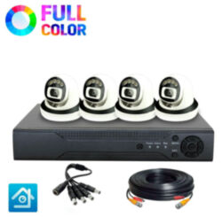 Комплект видеонаблюдения AHD 5Мп Ps-Link KIT-A504HDC / 4 камеры / Fullcolor