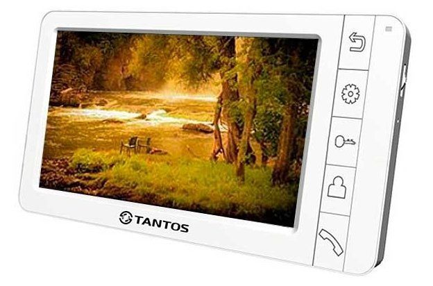 Видеодомофон Tantos Amelie SD белый (мех. кнопки)