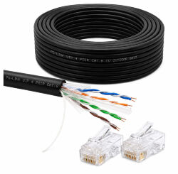 Кабель витая пара UTP4 cat.6 CU 40 метров UTP-CAT6-CU40-OUT уличный