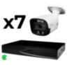 Комплект видеонаблюдения IP 5Мп KIT-C507IP-ST 7 камер для улицы, аналитика, детекция человека, детекция автомобиля, область вторжения