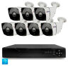 Комплект видеонаблюдения AHD 8Мп KIT-C807HD 7 камер для улицы, ночная съемка, датчик движения
