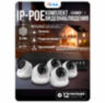Комплект видеонаблюдения IP 5Мп KIT-A505IPM-POE 5 камер с микрофоном для помещения, питание PoE, ночная съёмка