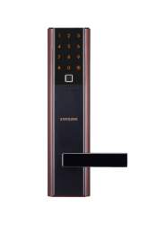 Врезной биометрический замок Samsung SHP-DH538 Copper (усиленный)
