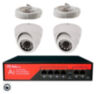 Комплект видеонаблюдения IP 5Мп KIT-A502POE-YE-LT 2 камеры с сервисом IPEYE, для ПВЗ, офиса, производства
