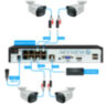 Комплект видеонаблюдения IP Nevview NVE-B202-POE / 2Мп / 2 камеры / POE
