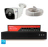 Комплект видеонаблюдения IP 2Мп KIT-C201IP-PL 1 камера для улицы, программный датчик движения, удаленный доступ, ночное видение