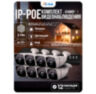 Комплект видеонаблюдения IP Ps-Link KIT-C208IP-POE / 2Мп / 8 камер / питание POE