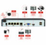 Комплект видеонаблюдения IP Undino UD-EB204-POE / 2Мп / 4 камеры / POE