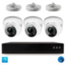 Комплект видеонаблюдения IP 5Мп KIT-A503IPM-POE 3 камеры 5Мп с микрофоном для помещения, питание PoE, ночная съёмка