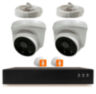 Комплект видеонаблюдения IP Ps-Link KIT-A202IPMX-POE / 2Мп / 2 камеры / запись звука