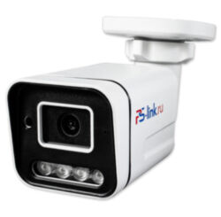 Камера видеонаблюдения IP 8Мп  IP108PCM металлический корпус для улицы, с микрофоном, LED-подсветка, питание PoE