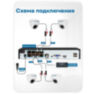 Комплект видеонаблюдения IP Nevview NVE-D201-POE / 2Мп / питание POE