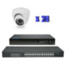 Комплект видеонаблюдения IP Ps-Link KIT-A224IP-POE / 2Мп / 24 камеры / питание POE