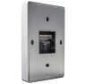 Система СКУД KIT-T12MF-P-B на 1 дверь, сенсорная панель, 2 считывателя Mifare, черный замок, НЗ тип
